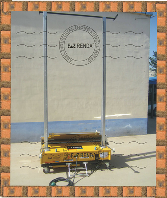 Machine automatique professionnelle de plâtre de gypse pour le mur de mortier de chaux enduisant et lissant le ² /h de 95 m