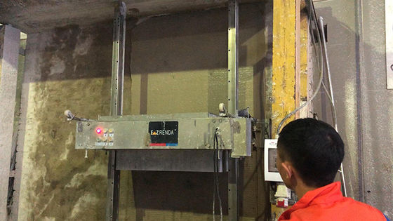 Grand réservoir de mortier un mur de chargement de temps plâtrant la machine 1350*700*500mm