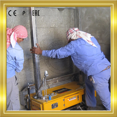 Machine de plâtrage automatique de plâtre de gypse pour le monophasé 220V 50HZ/60HZ 100kg de villas